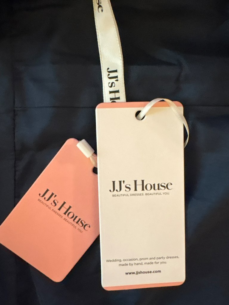 Nwt Jj's House Navy Blue Wrap Dress Size L — image 6 of 8